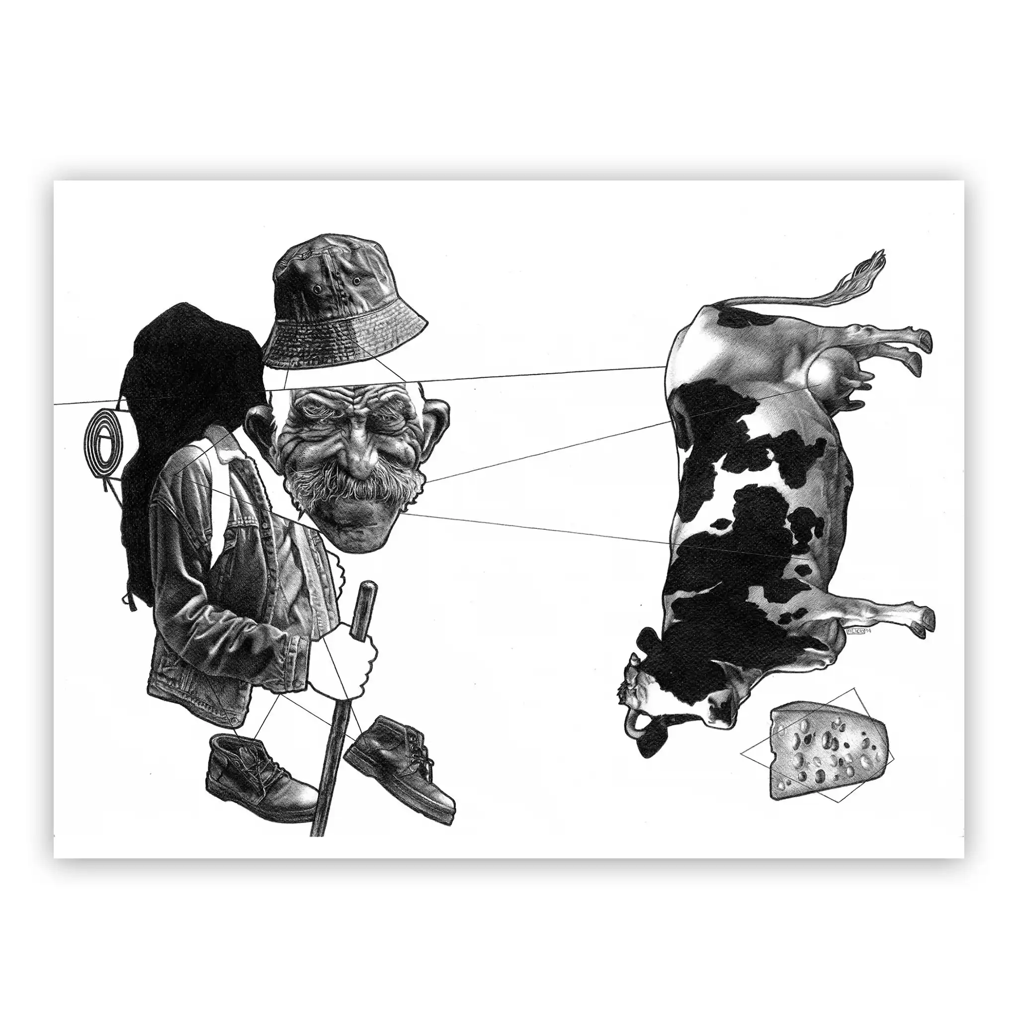 Marco Filicio Marinangeli - Trekking disegno