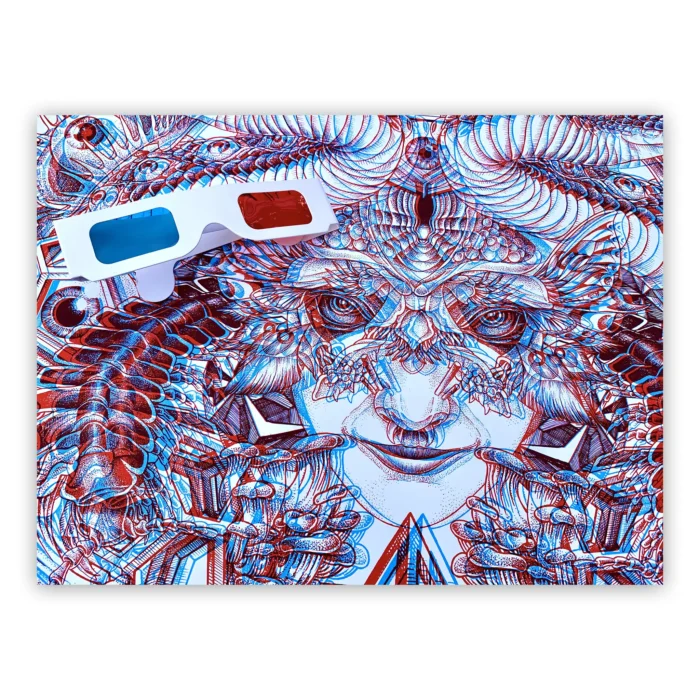 subliquida Anagliyph serigrafia 2